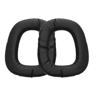 Afbeelding van kwmobile 2x oorkussens geschikt voor Logitech G432 / G431 G430 G231 G331 Earpads koptelefoon in zwart