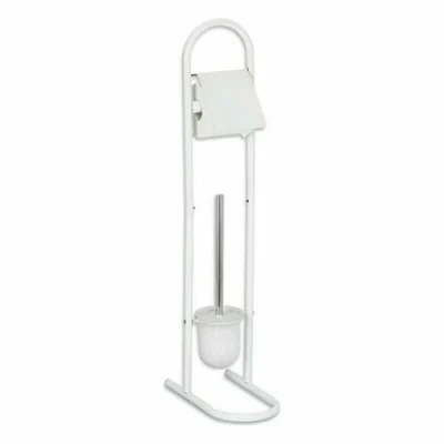 Afbeelding van Toiletpapierhouder met borstelstandaard Confortime (6 Stuks)