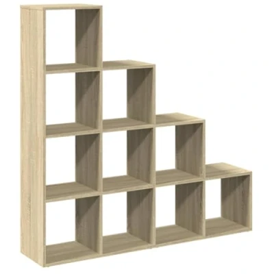 Afbeelding van vidaXL Kamerscherm / boekenkast 131,5x29x131,5 cm hout sonoma eiken