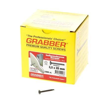 Afbeelding van Grabber snelbouwschroef 3.5x 35 boorpunt gefo