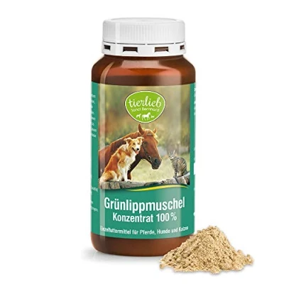 Afbeelding van Sanct Bernhard Tierlieb 100% groene lippen schimmelconcentraat voor honden en katten, 150 g