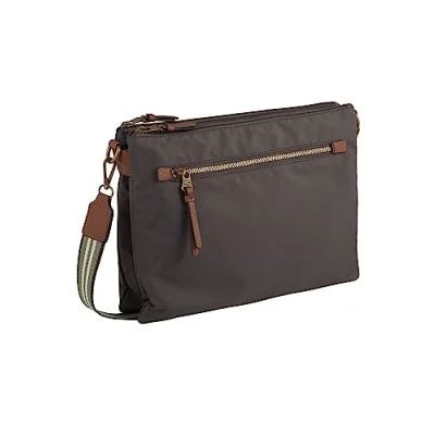 Afbeelding van camel active MIT Reissverschluss ÖFFNUNG AM Hauptfach Schoudertas, Dames, Maat: Medium, Dark grey