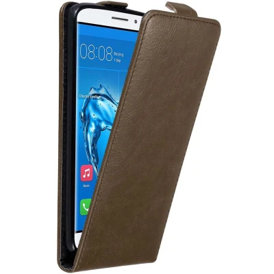 Afbeelding van Cadorabo Hoesje geschikt voor Huawei NOVA PLUS in KOFFIE BRUIN Beschermhoes flip design Case Cover met magnetische sluiting