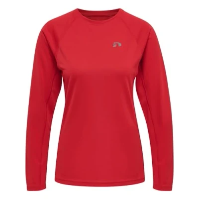Afbeelding van Newline Core Running LS Shirt Dames rood maat L