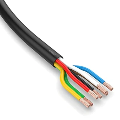Afbeelding van FLRYY, autokabel, 7 x 1,5 mm², ronde kabel, aderige elektrische aanhangerkabel, 10 m