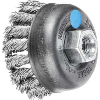 Afbeelding van PFERD 43305004 Komborstel getordeerd TBG Ø 65 mm M14 roestvrijstalen draad 0,50 voor haakse slijpers 1 stuk(s)