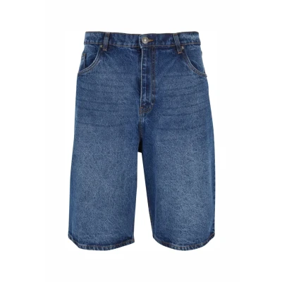 Afbeelding van Urban Classics Heavy Jeansshort, Heren, Maat: W31, New mid blue washed