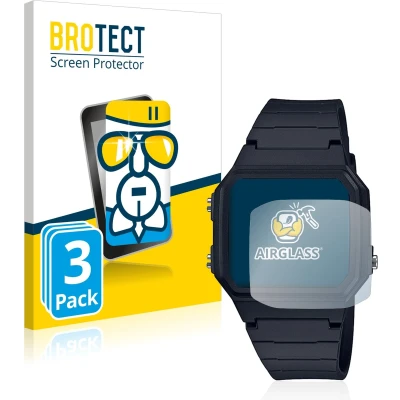 Afbeelding van BROTECT AirGlass kogelwerende glasfolie, Smartwatch beschermfolie, Transparant