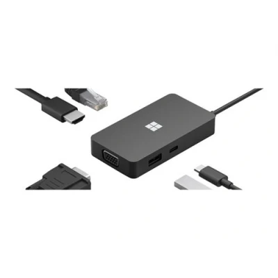 Image de Microsoft USB C Travel Hub Station d&#039;accueil VGA, HDMI GigE commercial