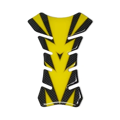 Afbeelding van Tankpad voor motor voorruit, zelfklevend, geel, 13 x 19 cm