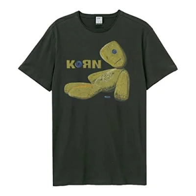 Afbeelding van Amplified Issues Korn T shirt voor volwassenen, uniseks, Houtskool