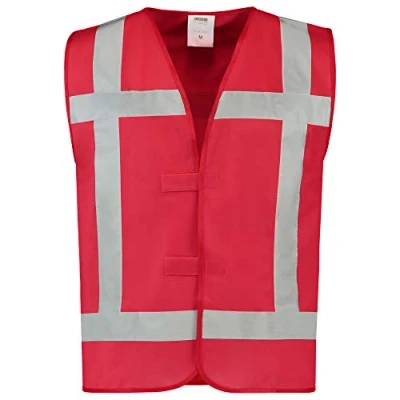 Afbeelding van Tricorp Veiligheidsvest Reflectie Rood 453014 maat 5XL