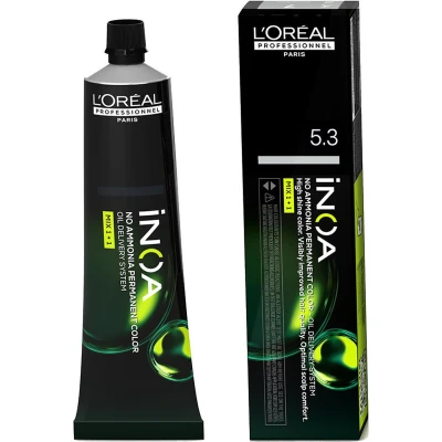 Afbeelding van Permanente Kleur L&#039;Oreal Professionnel Paris Inoa Color Nº 5.3 Licht Goudbruin (60 g)