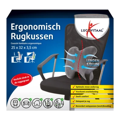 Afbeelding van Lucovitaal Ergonomisch Rugkussen 1ST