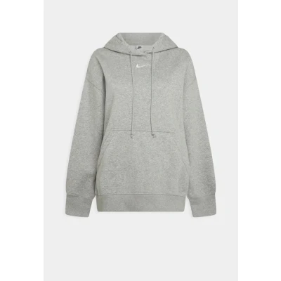 Afbeelding van Nike Sportswear W NSW Style FLC PO Hoodie OS Sweater, Dames, Maat: XXL Tall, Grey heather