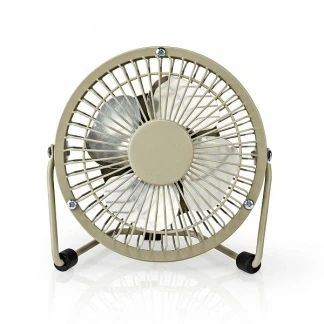Afbeelding van USB ventilator Nedis Ø 10 cm (360 draaibaar, Grijs)