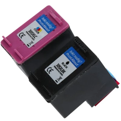Afbeelding van Huismerk HP 305XL (6ZA94AE) Inktcartridge Zwart + 3 kleuren Voordeelbundel Hoge capaciteit