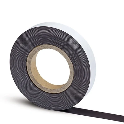 Image de Bande magnétique auto adhésive noire Largeur 1 à 10 cm Maul