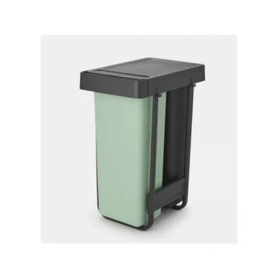 Afbeelding van Borden Sort &amp; Go inbouw prullenbak 2 x 30 liter, GroenLichtgroen, 1 maat