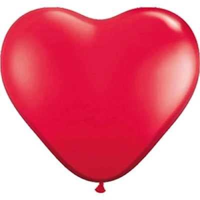 Afbeelding van Rode ballonnen hart 30cm 8 stuks