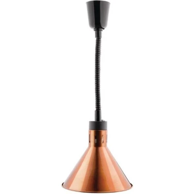 Afbeelding van Buffalo verstelbare warmhoudlamp koper