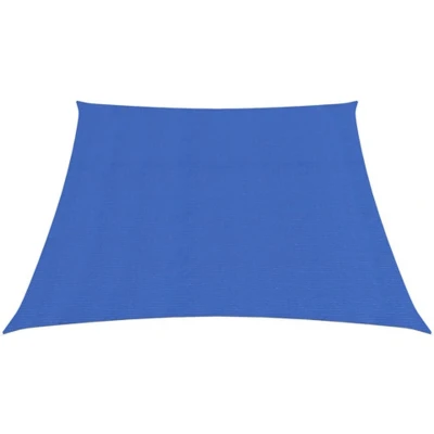 Afbeelding van Zonnezeil 160 g/m 3/4x2 m HDPE blauw