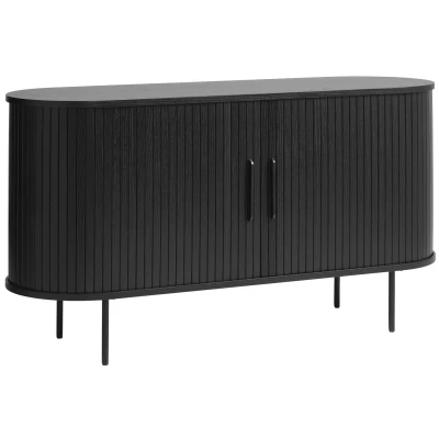 Afbeelding van Hygge Interiors Nola 140 cm Dressoir Zwart