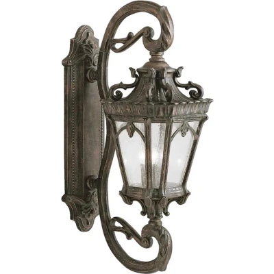 Afbeelding van Klassieke Wandlamp Steady Lighting Metaal Klassiek E14 L: 52.7cm Voor Buiten Woonkamer Eetkamer Rood