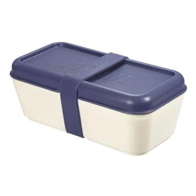 Afbeelding van MILAN voedselcontainer, rechthoekig, 0,75 l, blauw deksel