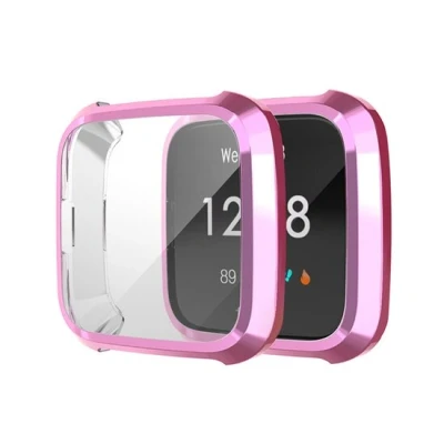 Afbeelding van Fitbit Versa Lite Soft TPU case (volledig beschermd) Roze