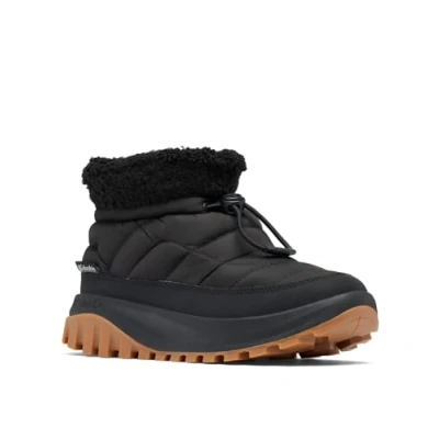 Afbeelding van Columbia SNOWTROT Shorty Snowboots, Dames, Maat: 37.5, Black/sea salt Textiel