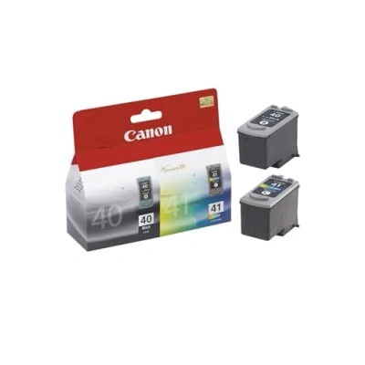 Image de Canon PG 40 / CL 41 Multi pack de 2 noir, couleur (cyan, magenta, jaune) originale réservoir d&#039;encre
