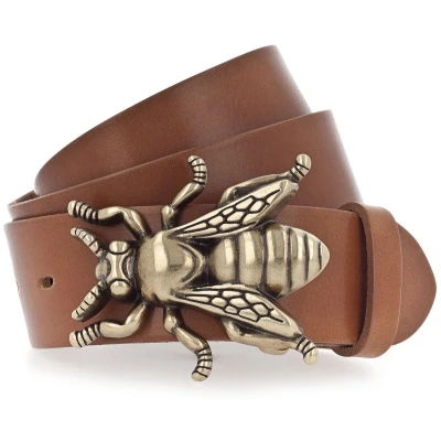 Afbeelding van Vanzetti Riem, Dames, Maat: 90, Cognac