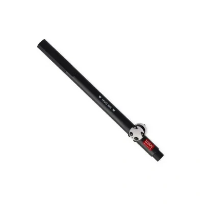 Afbeelding van Legami Gelpen met decoratief dier, voorkomt rollen, zwarte inkt, afneembaar en hercombineerbaar, punt 0,5 mm, panda thema, 1 stuk