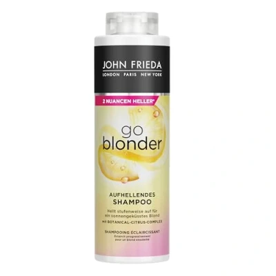 Afbeelding van John Frieda Go Blonder Shampoo Voordeelgrootte 500 ml Verhelderend Haartype: Blond, Blonde, Cabinetmaat