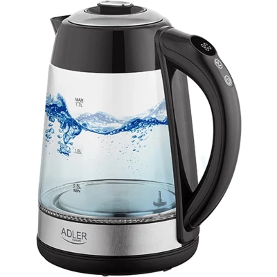 Afbeelding van Adler Waterkoker Transparant Elektrisch 1.7 L