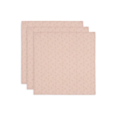 Afbeelding van Jollein Multidoek Hydrofiel 70x70 Silhouettes Wild Rose 3st