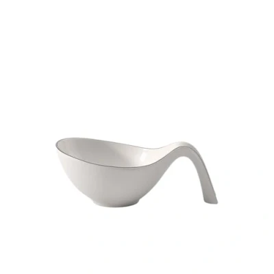 Afbeelding van Villeroy &amp; Boch Design Naif Gifts schaal van hoogwaardig porselein, 0,6 cm, wit/bont