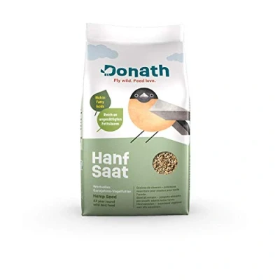 Afbeelding van 1kg Donath hennepzaad vogelvoer