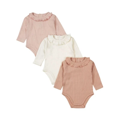 Afbeelding van Dirkje Rompers Multi Colour 3 stuks Bio Cotton Maat 44