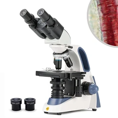 Afbeelding van SWIFT SW380B Professionele Binoculaire Microscoop 40X 2500X met Siedentopf kop en 10X 25X oculairs