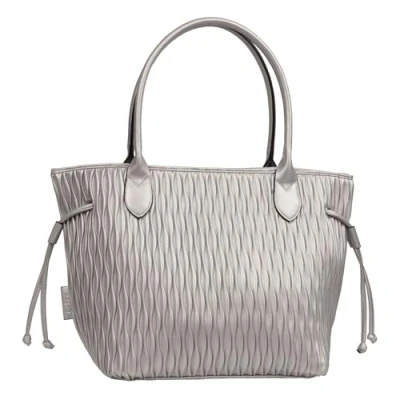Afbeelding van Gabor Schoudertas Granada Wave Zip Shopper Silver Zilverkleurig