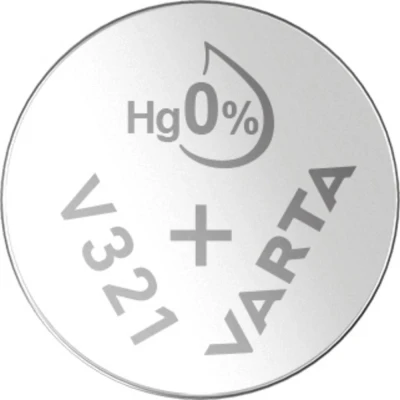 Afbeelding van Varta Knoopcel 321 1.55 V 1 stuk(s) 14.5 mAh Zilveroxide SILVER Coin V321/SR65 NaBli