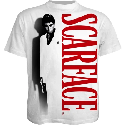 Afbeelding van Spiral Scarface Shadow Heren T shirt S Wit