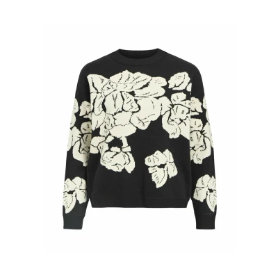 Afbeelding van OBJRAY LO L/S KNIT PULLOVER AOP NOO