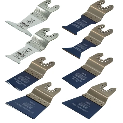 Afbeelding van SMART Blades Multitool Zaagbladen Set Voor Oscillerende Multitools 8 Delig