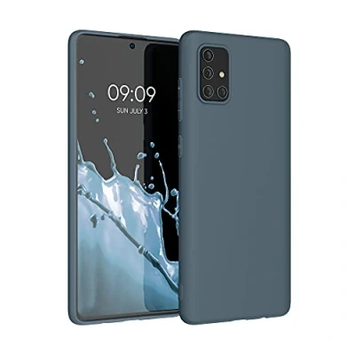 Afbeelding van kwmobile telefoonhoesje geschikt voor Samsung Galaxy A71 Hoesje smartphone Back cover in leisteen
