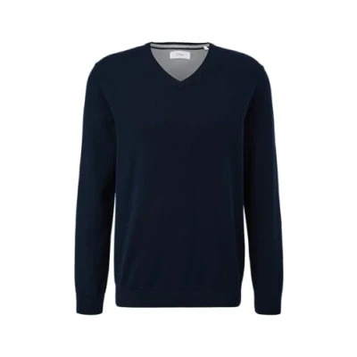 Afbeelding van s.Oliver Pull Maat M Mannen 5978 BLUE katoen