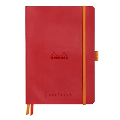 Afbeelding van Rhodia, Notitieboekje + schrijfblok, Notitieboekjes en schriften Rho (A5, Gecontroleerd, Hardcover)