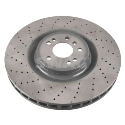 Afbeelding van SWAG 10 7711 Remschijf Vooras 375 36 5 112 geperforeerd/interne ventilatie Gecoat High carbon MERCEDES BENZ: ML Class, GLE Off Road, GL